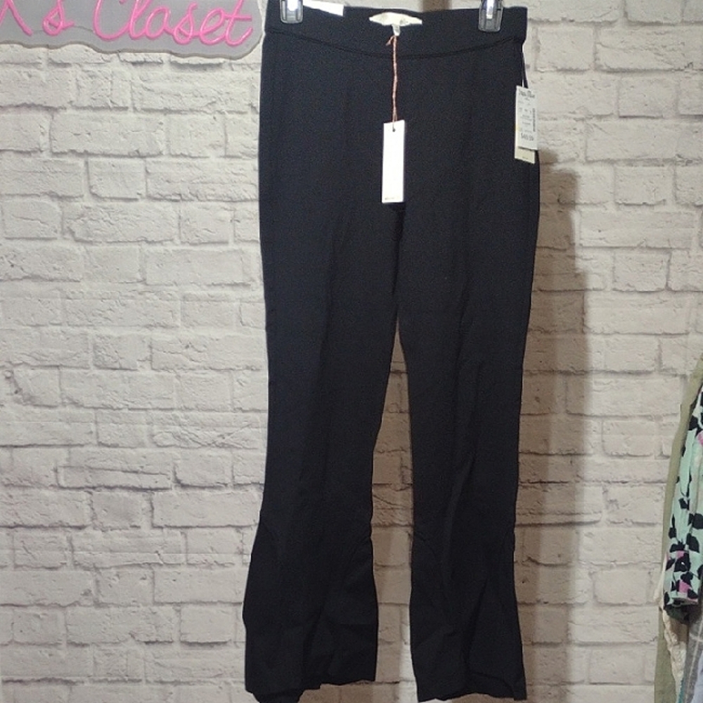 Ella Moss Black Flare Pants Jr Size M Nwt